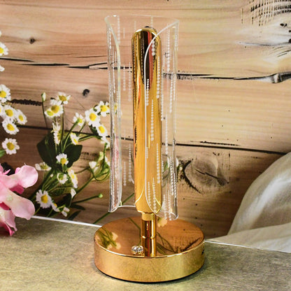 Cylinder Shape Crystal Table Lamp