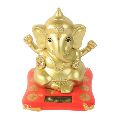 Solar-Powered Ganesha Figurine