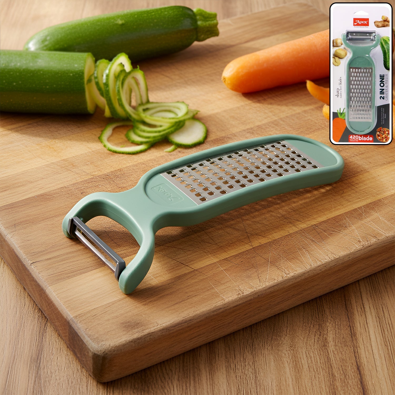 Vegetable Peeler and Grater