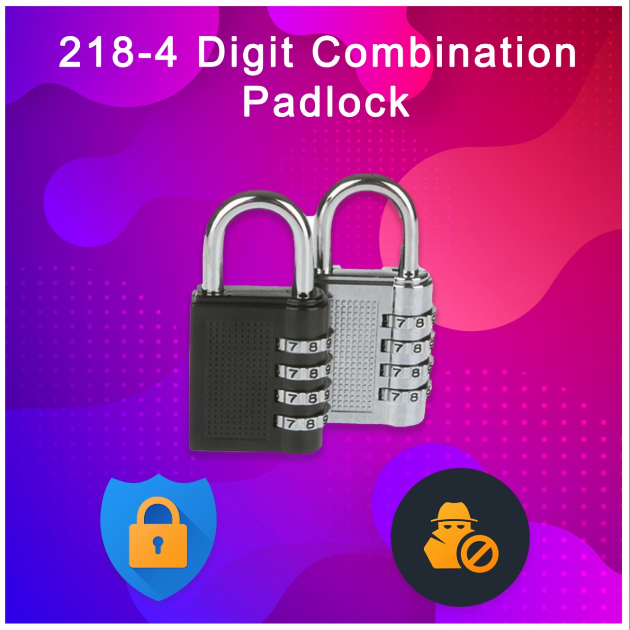 -4 Digit Combination Padlock