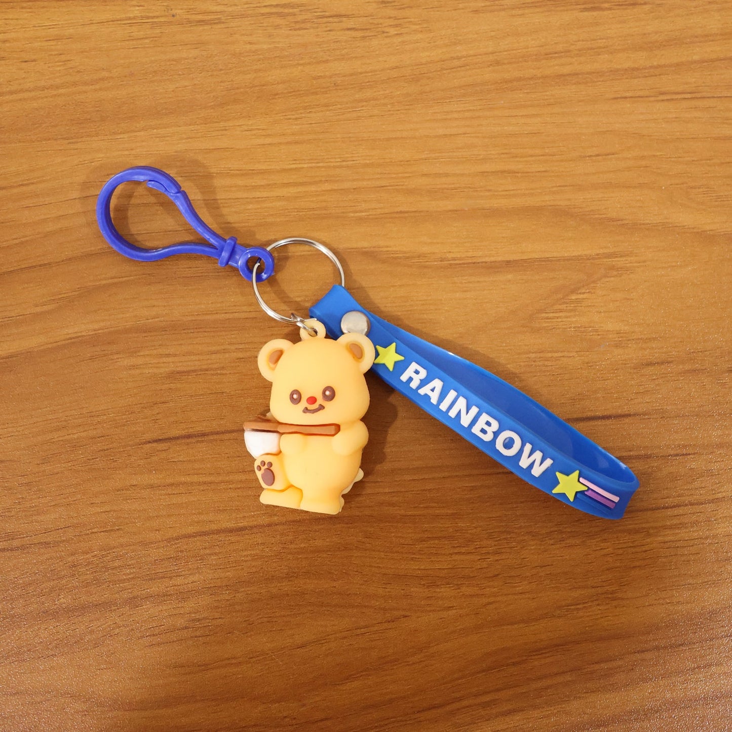Cute Bear Character Keychain (1 Pc)