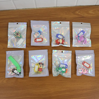 Decorative name tag keychain