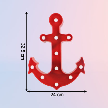 Anchor Shape LED Decorative Night Lamp - (1 Pc)