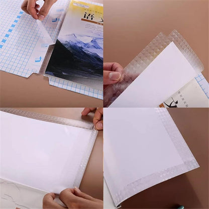 Premium Transparent Adhesive Book Cover Sheets (Mix Size / 30 Pc)