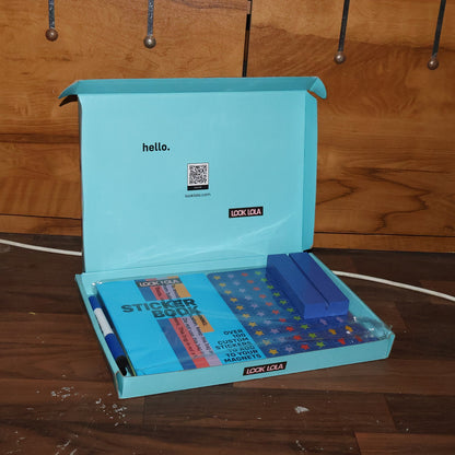 Magnetic Board, Sticker Book & Activity Cards (1 Set)