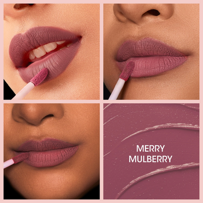 OG Beauty Merry Mulberry Moisture Lock Liquid Lipstick (4.5 ML / 1 Pc)