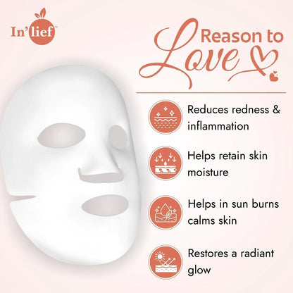 In’lief Niacinamide 1% Hydrating & Calming Facial Sheet Mask (1 Pc)