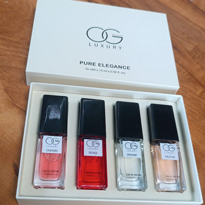 OG Beauty Luxury Pure Elegance Eau De Parfum - (4 Pc / Set / 15 ML)