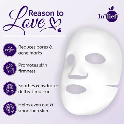 In’lief Salicylic Acid 1% Clarifying & Pore-Refining Facial Sheet Mask (1 Pc)
