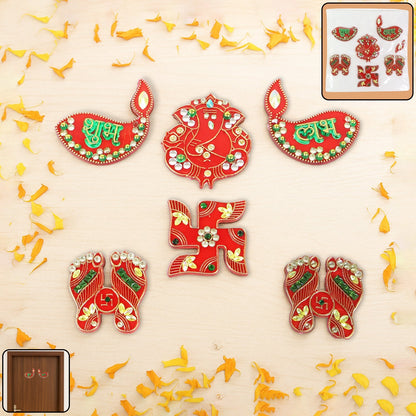 Traditional Decorative Shubh Labh Door Hanging