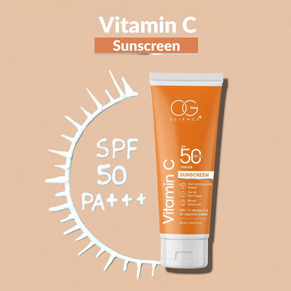 Og beautyVitamin C Sunscreen SPF 50 PA+++ (1 Pc / 20Ml)