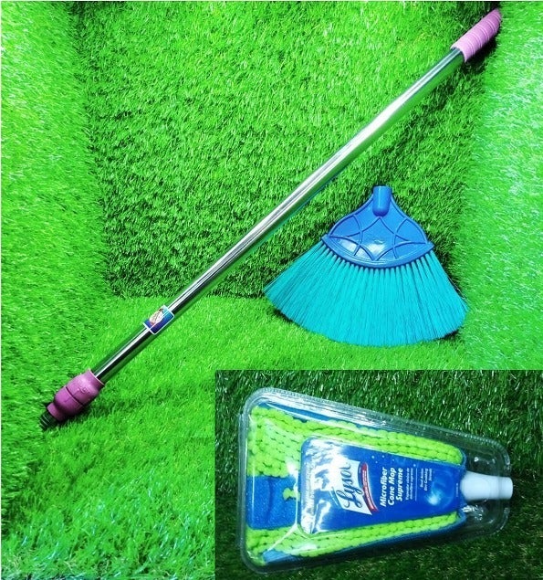 Ceiling Broom Fan for cleaning and wiping over dusty floor surfaces with effective performance.