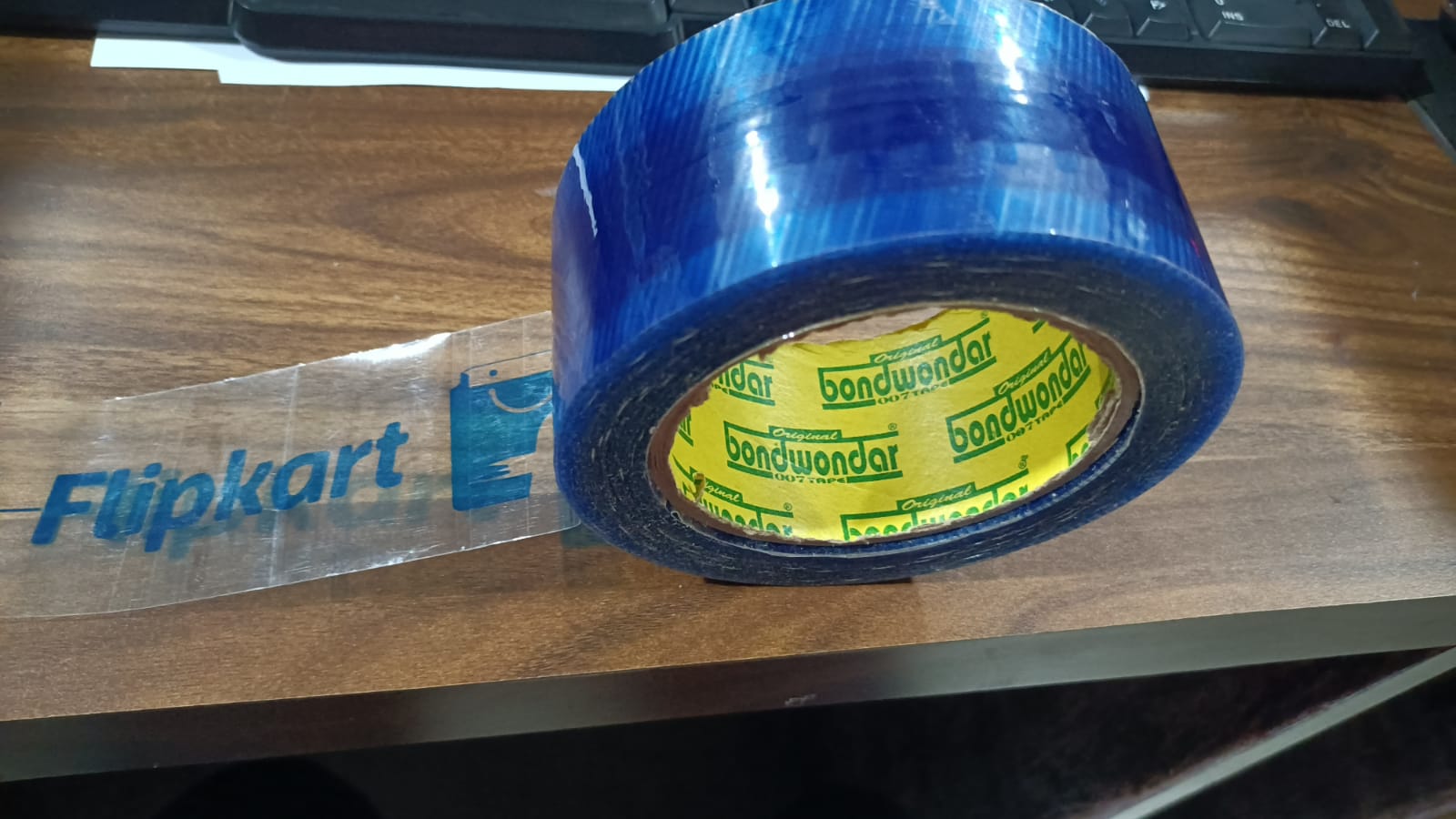 Flipkart Print Blue Tape For Packaging Gifts And Products By Flipkart For Shipping And Delivering Purposes Etc.