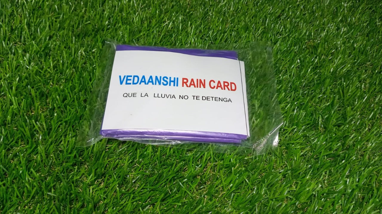 Disposable Rain Card Raincoat Easy to Carry Emergency Waterproof Rain coat RainCard