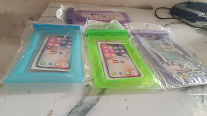 Pouch Cover Mobile Water Protector (1 Pc / Mix Color / Mix Design)