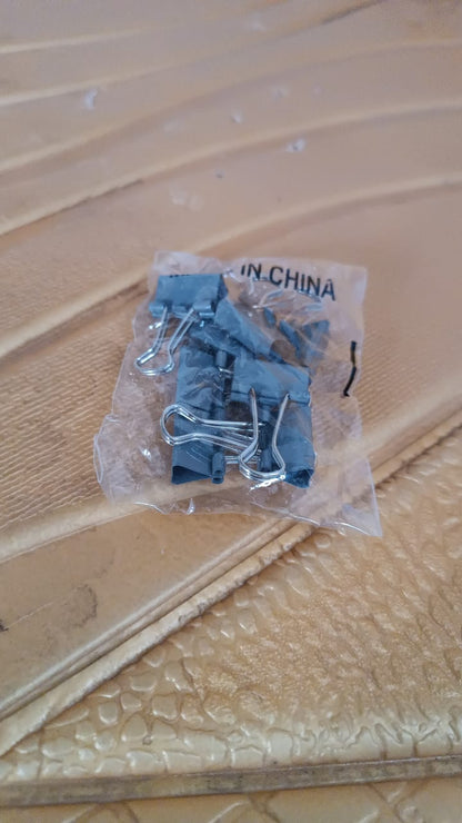 Paper Holding Binder Clips Paper Clips (8 Pcs Set / Mix Color)