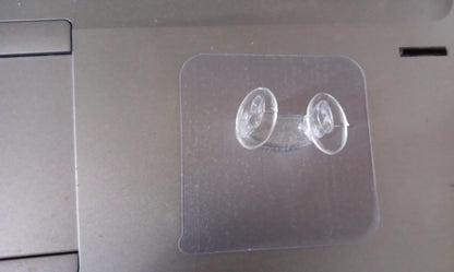 Transparent Self-Adhesive Wall Hook – Drill-Free, Waterproof & Oil-Proof for Toothbrush, Socket (1 Pc)