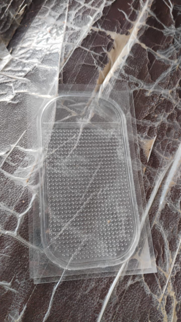 Medium Transparent Anti-Slip Car Dashboard Mat (1 Pc)