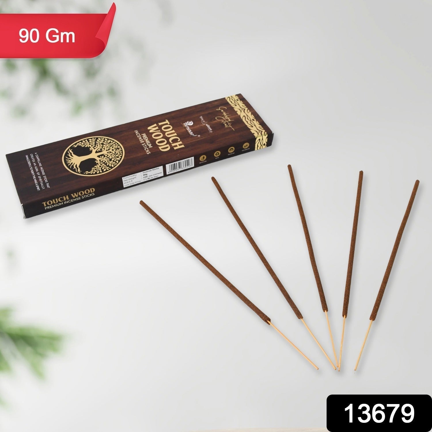 Touch Wood Agarbatti / Incense Sticks for Home, Office (90 GM)