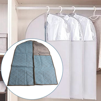 Foldable Non Woven Men's Coat Blazer Suit Cover men's coat blazer cover fold over breathable garment bag suit cover.