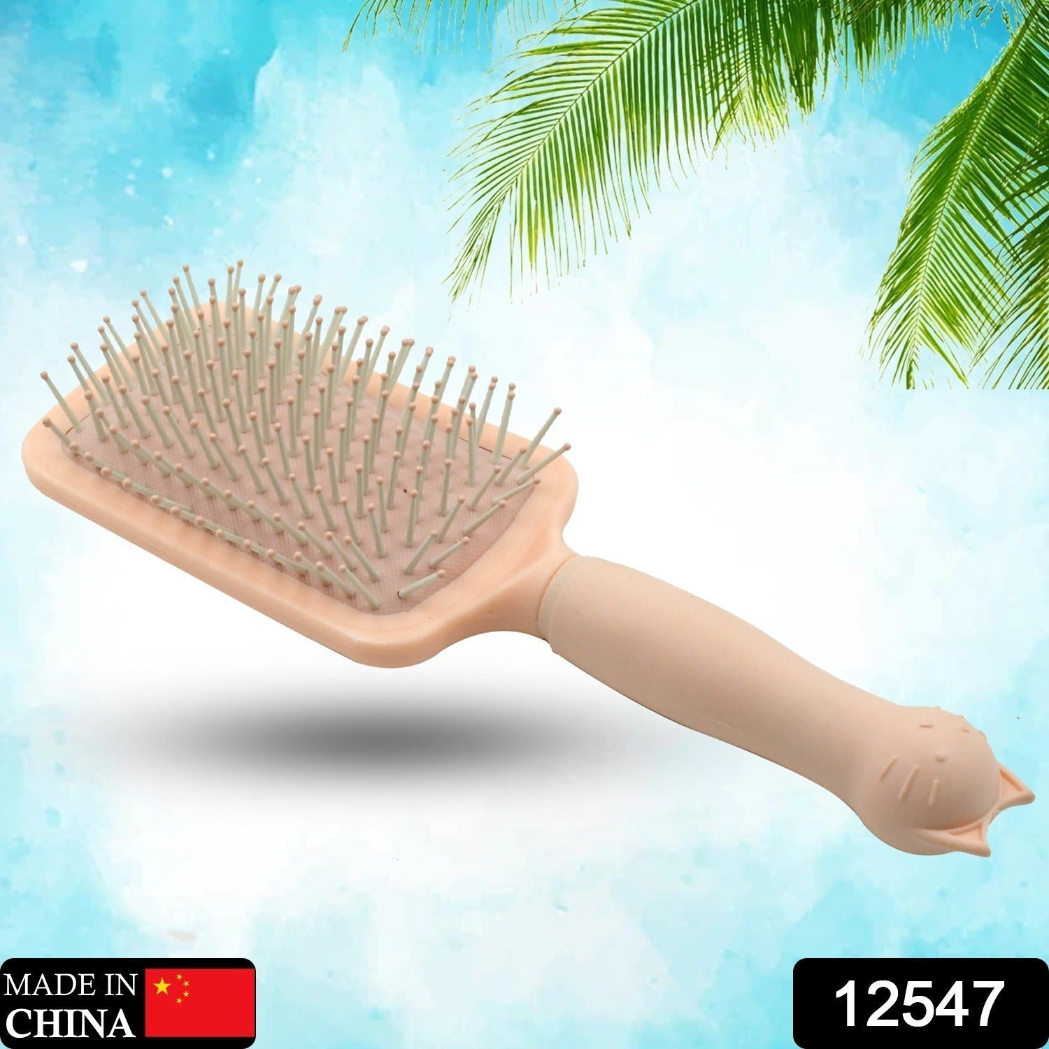 Massage Comb, Massage Hair Brush Ergonomic Matt Disappointment for Straight Curly Hair Cushion Curly Hair Comb For Detangling Professional Comb For Men And Women for All Hair Types, Home Salon DIY Hairdressing Tool  (1 Pc / 24 Cm)