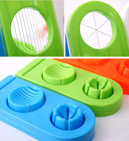 Multi-Segment 2 in 1 Egg Cutter / Slicer