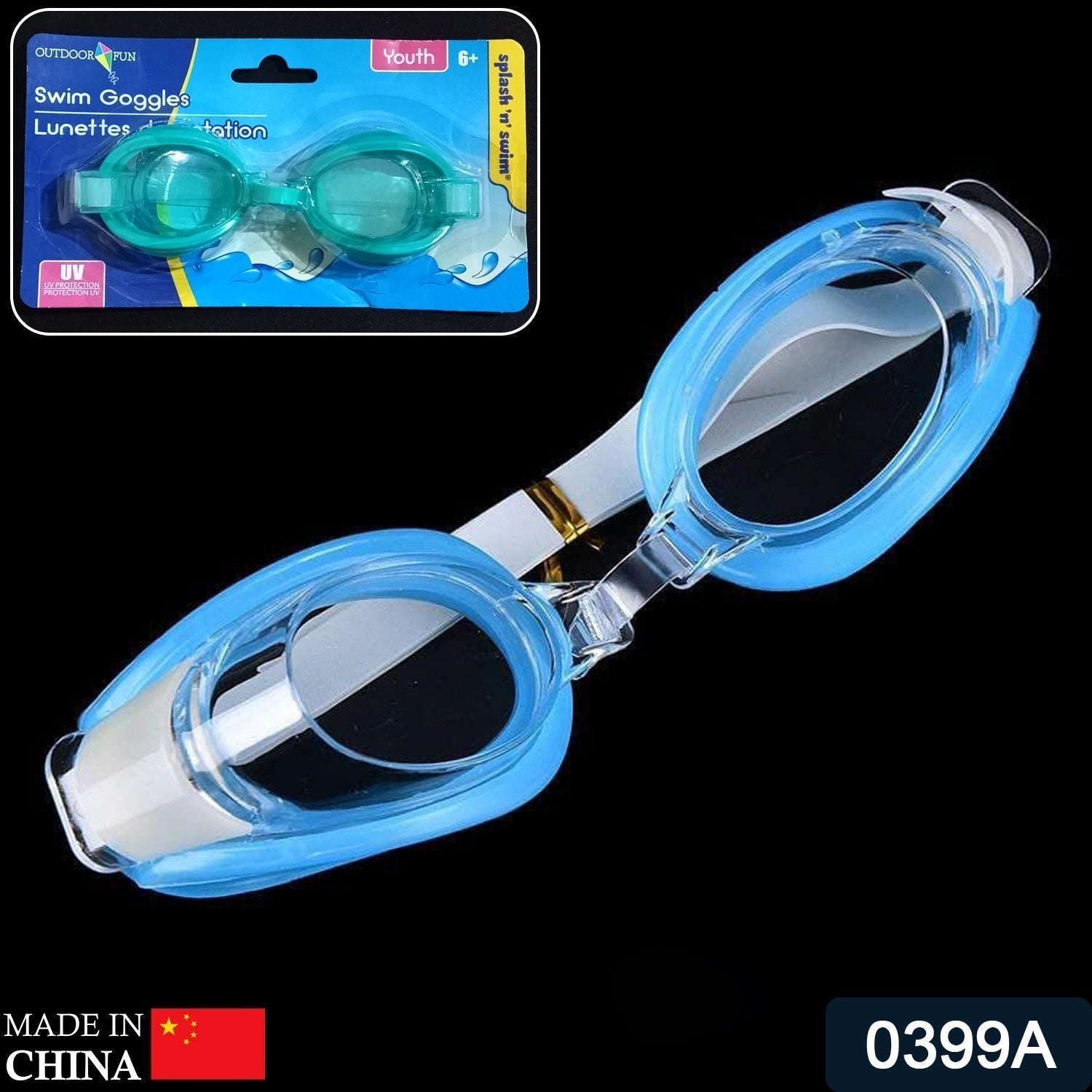 Anti-Fog Waterproof Adjustable Swimming Goggles