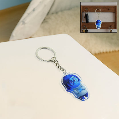 lossy Cartoon Character Keychain