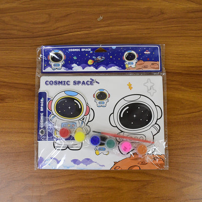 Cosmic Space Theme Kids Painting and Coloring Kit