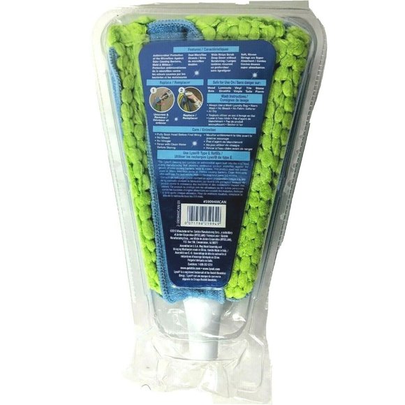 Microfiber Cone Mop and Cone Broom Used for Cleaning Dusty and Wet Floor Surfaces and Tiles.