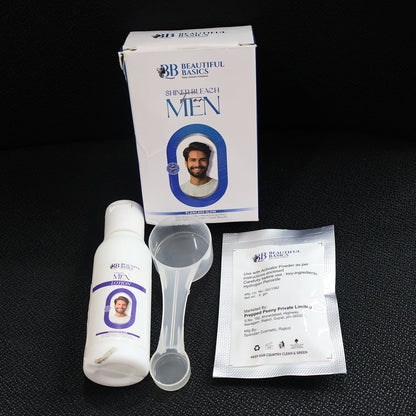 Beautiful Basics Men’s Simple Bleach Cream Kit (1 Set)