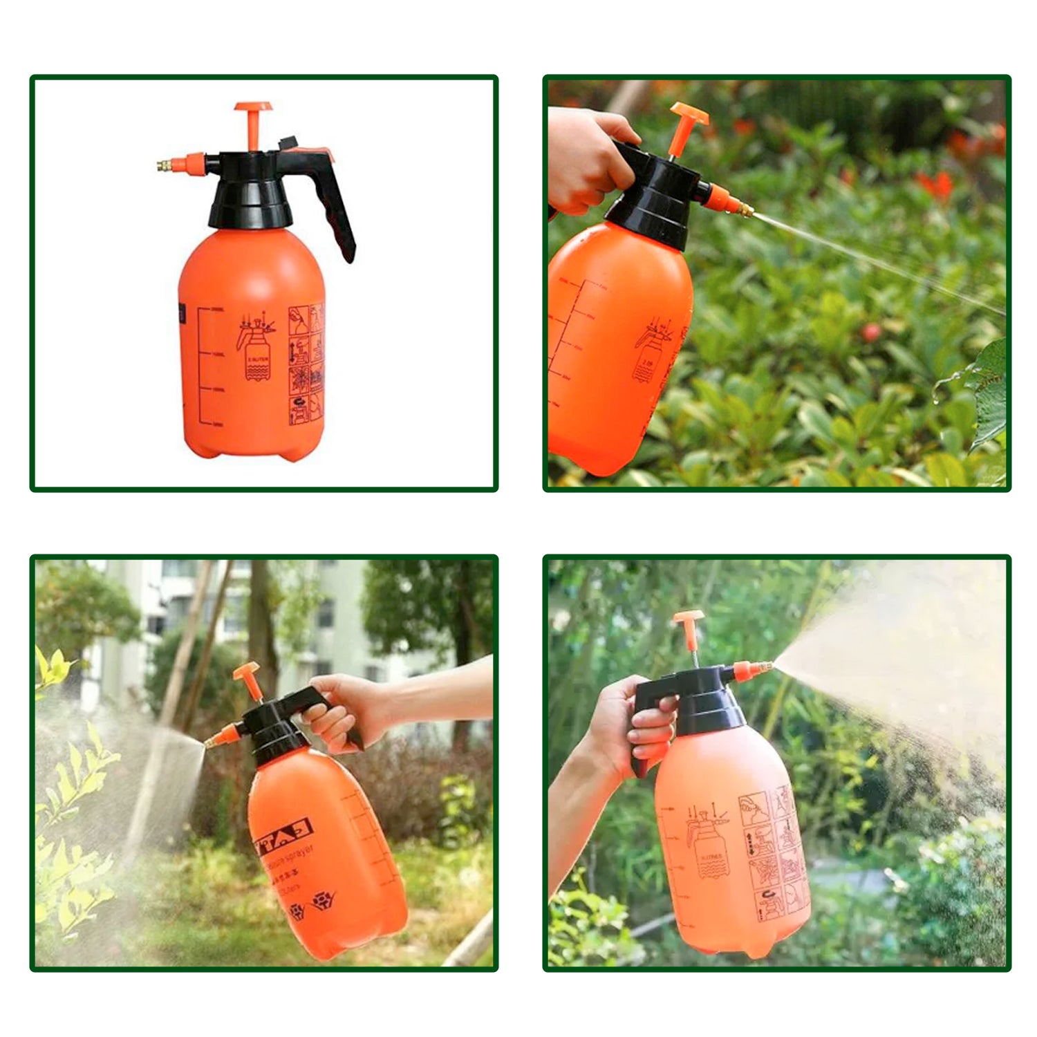 Water Sprayer Hand-held Pump Pressure Garden Sprayer - 2 L