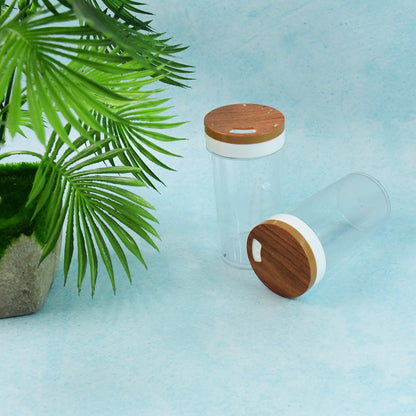 Ganesh Airtight Transparent Kitchen Storage Container Jar Set (2 Pc)