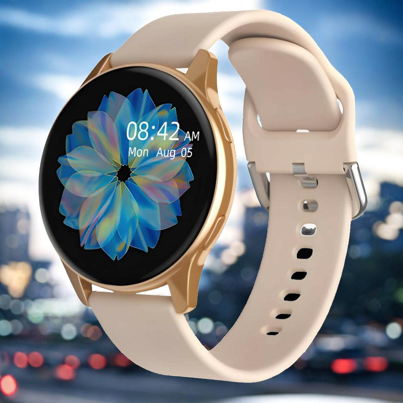 1.5\" Display Bluetooth Calling Smart Watch Stylish Metal Design with 120+ Sports Modes & Heart Rate Monitoring (Unisex, Gold)